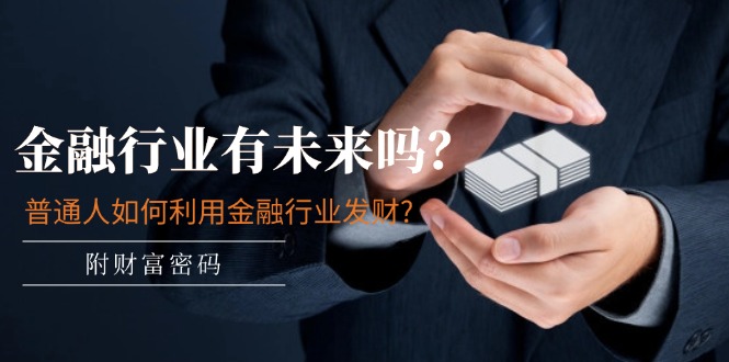 公众号付费文章：金融行业有未来吗？普通人如何利用金融行业发财?(附财富密码)-网创项目总站
