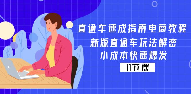 （11537期）直通车 速成指南电商教程：新版直通车玩法解密，小成本快速爆发（11节）-网创项目总站