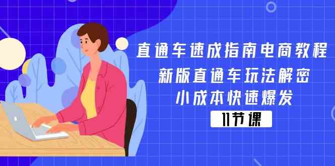 直通车速成指南电商教程：新版直通车玩法解密，小成本快速爆发（11节）-网创项目总站