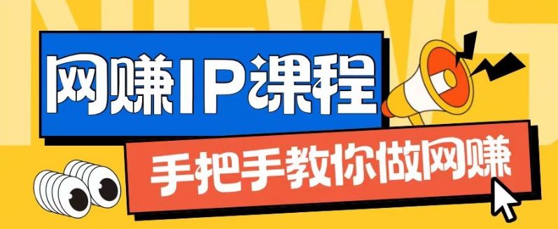 ip合伙人打造1.0,从0到1教你做网创,实现月入过万【揭秘】-网创项目总站