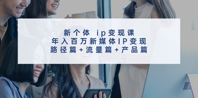 （11971期）新个体 ip变现课，年入百万新媒体IP变现，路径篇+流量篇+产品篇-网创项目总站