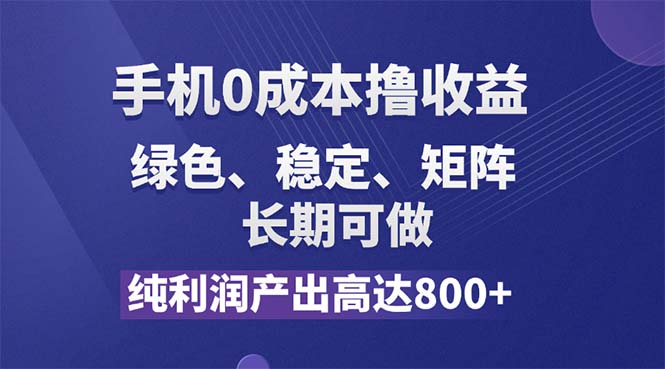 （11976期）纯利润高达800+，手机0成本撸羊毛，项目纯绿色，可稳定长期操作！-网创项目总站