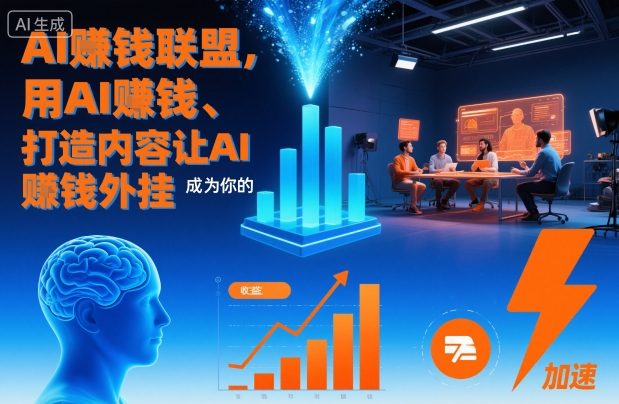AI賺钱联盟，用AI賺钱、打造内容让AI成为你的賺钱外挂-网创项目总站