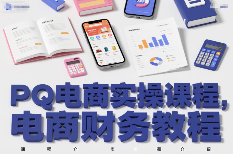 PQ电商实操课程，电商财务教程-网创项目总站