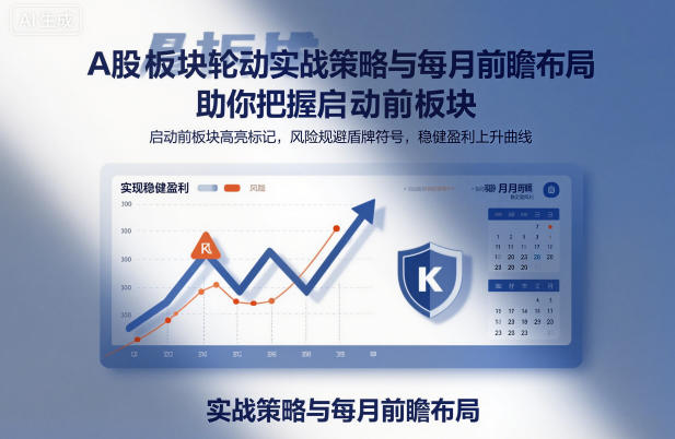 A股板块轮动实战策略与每月前瞻布局，助你把握启动前板块，规避风险，实现稳健盈利-网创项目总站
