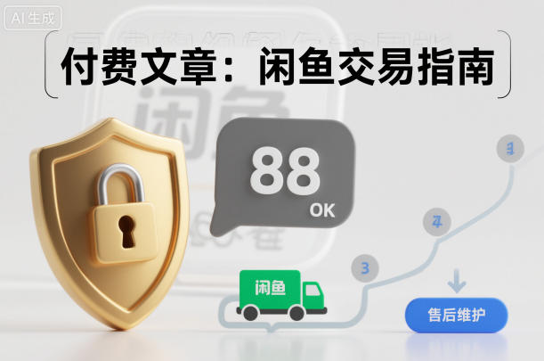 付费文章:闲鱼交易指南,怎么才能降低被坑被马扁的概率-网创项目总站