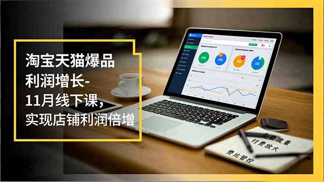 淘宝天猫爆品利润增长-11月线下课，免费流量、付费放大、费比管控，实现店铺利润倍增-网创项目总站
