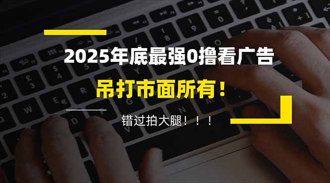 懒人福利！每天 20 分钟刷广告，动动手指轻松赚 100+，碎片时间就能做！-网创项目总站