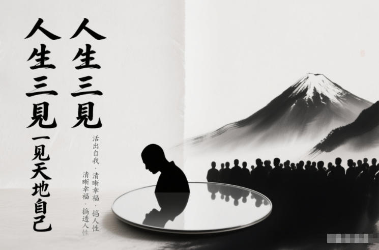 人生三见一见天地见众生见自己,活出自我拥有清晰幸福人生,搞透人性-网创项目总站