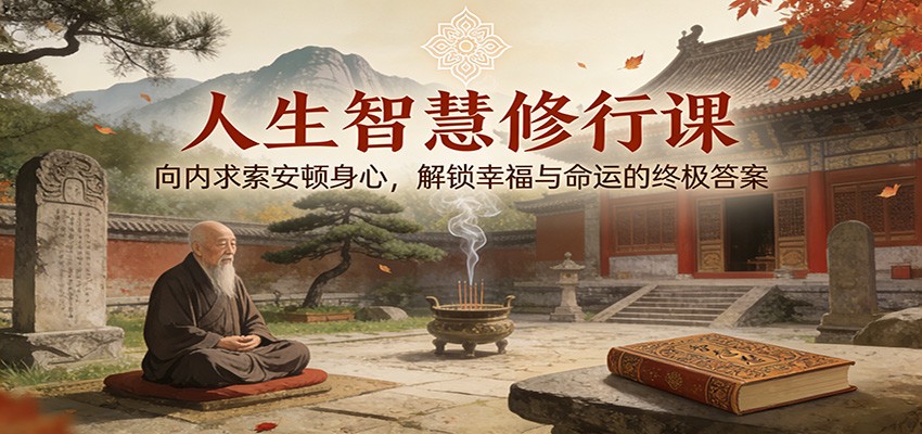 人生智慧修行课：向内求索安顿身心，解锁幸福与命运的终极答案-网创项目总站