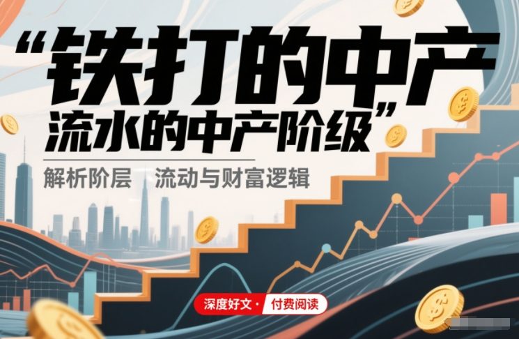 付费文章：铁打的中产，流水的中产阶级-网创项目总站