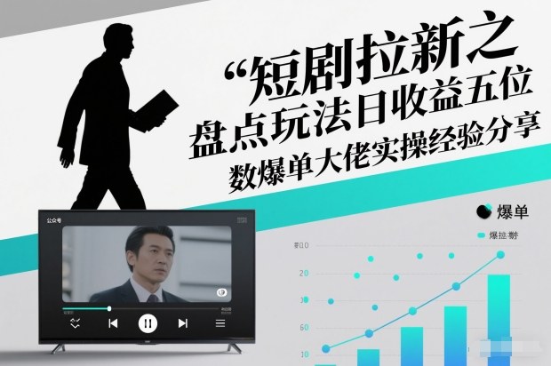 短剧拉新之盘点玩法日收益五位数爆单大佬实操经验分享-网创项目总站