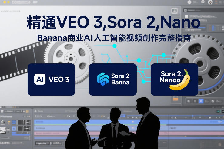 精通VEO 3，Sora 2，Nano Banana商业AI人工智能视频创作完整指南-网创项目总站