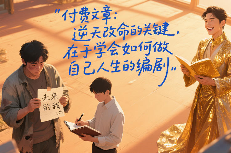 付费文章：逆天改命的关键，在于学会如何做自己人生的编剧-网创项目总站