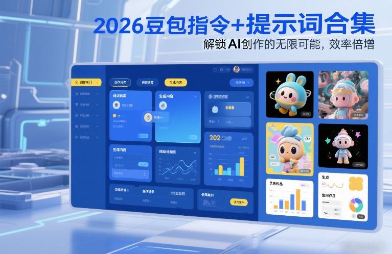 2026豆包指令+提示词合集，解锁AI创作的无限可能，效率倍增-网创项目总站