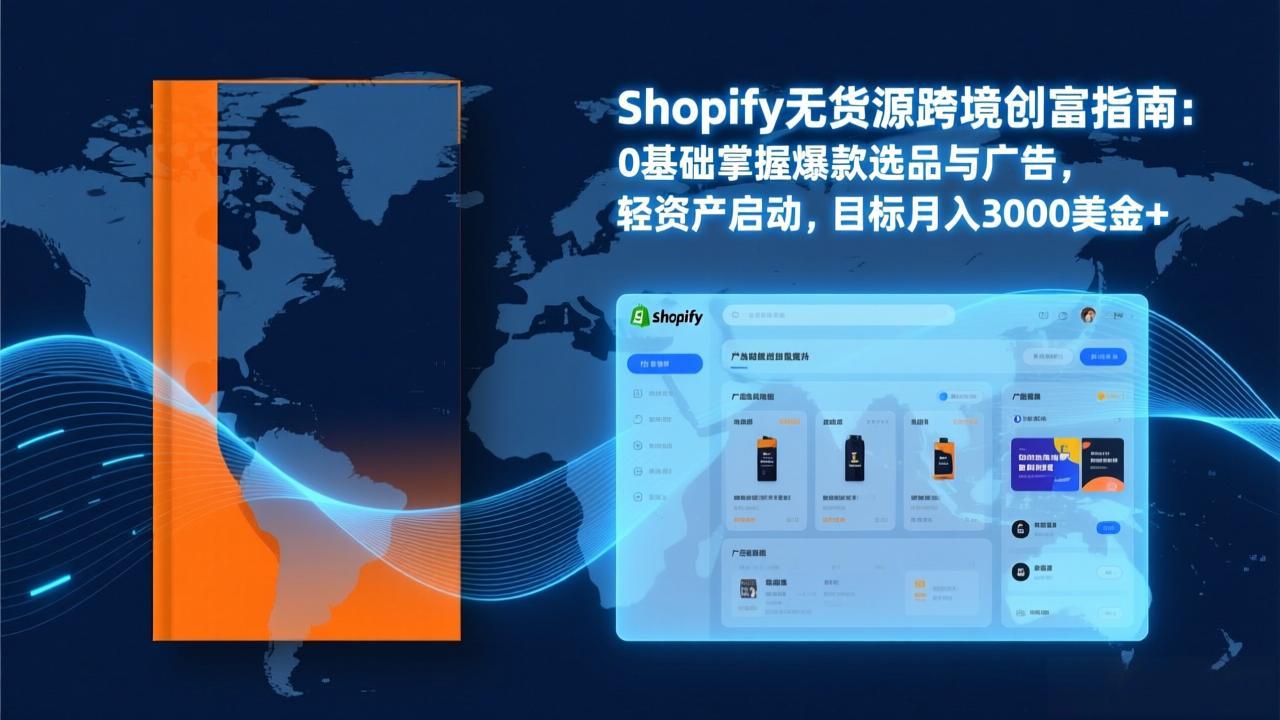 Shopify爆款打法实战：从选品到广告投放，复制爆款模型，驱动独立站月销售额破万刀-网创项目总站