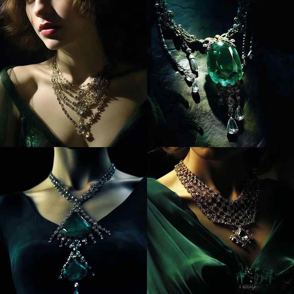 图片[2]-463个Midjourney珠宝摄影提示词：覆盖全品类珠宝，AI设计秒出专业效果-网创项目总站