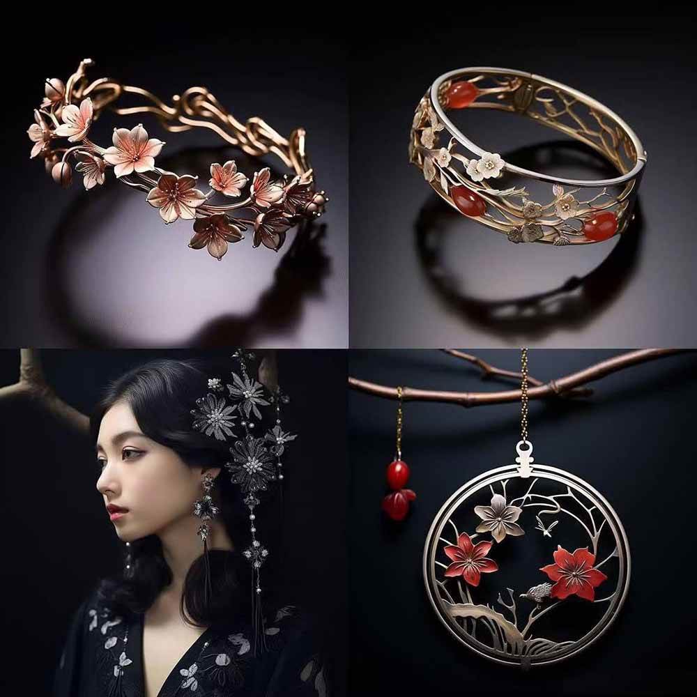 图片[5]-463个Midjourney珠宝摄影提示词：覆盖全品类珠宝，AI设计秒出专业效果-网创项目总站