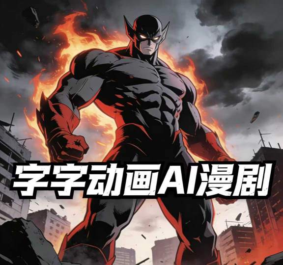 字字动画AI漫剧2026年第1期系统课程，小白看完就能学会实操的漫剧课，单人月收1-3W-网创项目总站