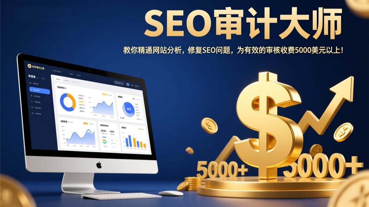 SEO审计大师：教你精通网站分析，修复SEO问题，为有效的审核收费5000美元以上！-网创项目总站