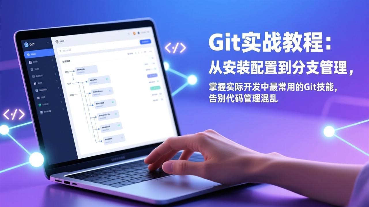 Git实战教程：从安装配置到分支管理，掌握实际开发中最常用的Git技能，告别代码管理混乱-网创项目总站