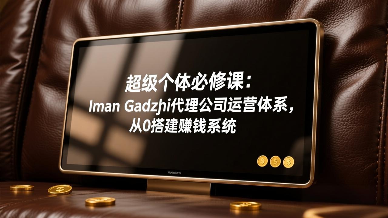 超级个体必修课：Iman Gadzhi代理公司运营体系，从0搭建赚钱系统-网创项目总站