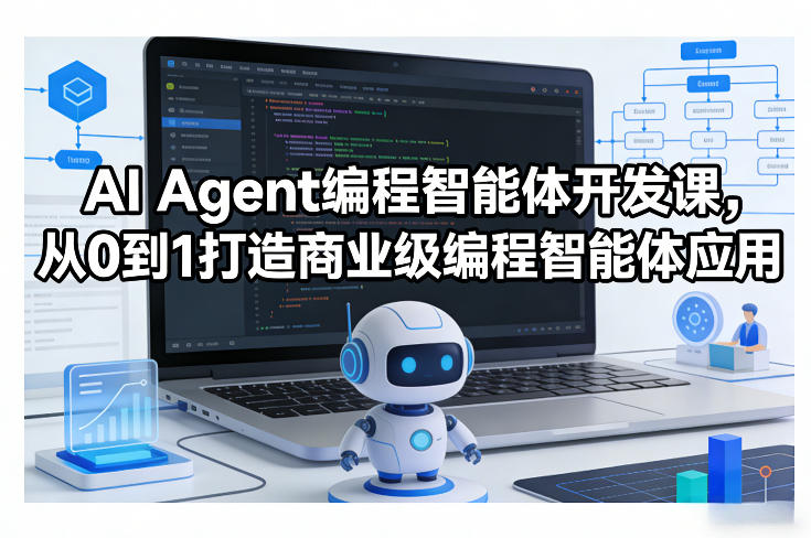 AI Agent编程智能体开发课，从0到1打造商业级编程智能体应用-网创项目总站