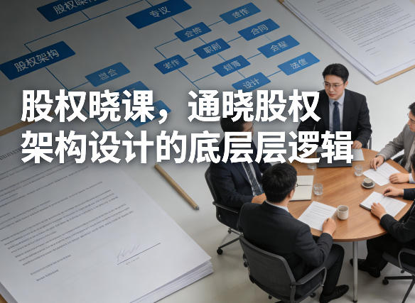 股权晓课，通晓股权架构设计的底层逻辑-网创项目总站