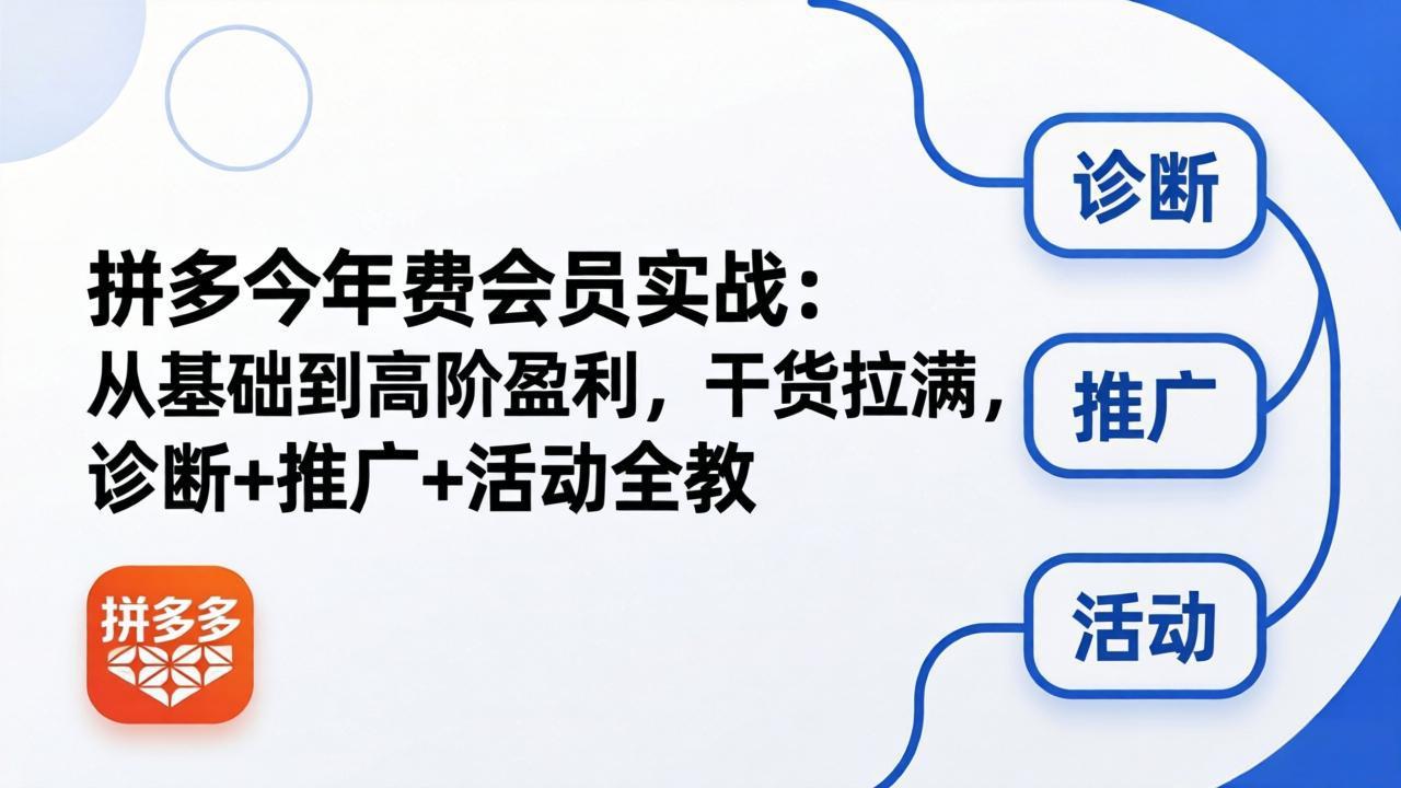拼多多年费会员实战(更新26年4月30-网创项目总站