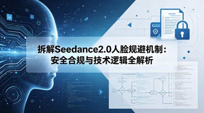 拆解Seedance2.0人脸规避机制：安全合规与技术逻辑全解析-网创项目总站