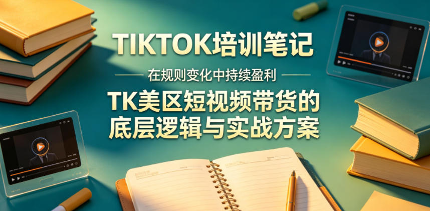 视界跨境TIKTOK4月17培训笔记,在规则变化中持续盈利,TK美区短视频带货的底层逻辑与实战方案【文档】-网创项目总站