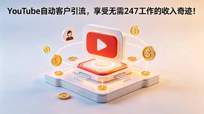 YouTube 自动客户引流，享受无需 247 工作的收入奇迹！【原创双语字幕】-网创项目总站