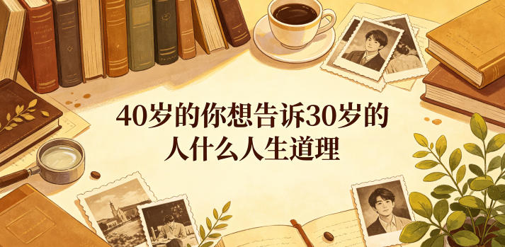 公众号付费文章：40岁的你想告诉30岁的人什么人生道理？-网创项目总站