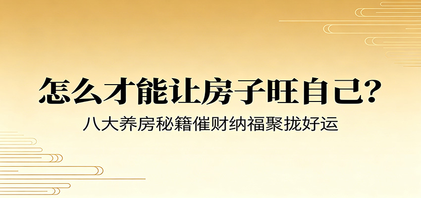 付费文章《怎么才能让房子旺自己？》八大养房秘籍催财纳福聚拢好运-网创项目总站