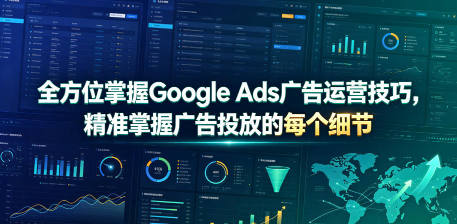 全方位掌握Google Ads广告运营技巧，精准掌握广告投放的每个细节【原创双语字幕】-网创项目总站