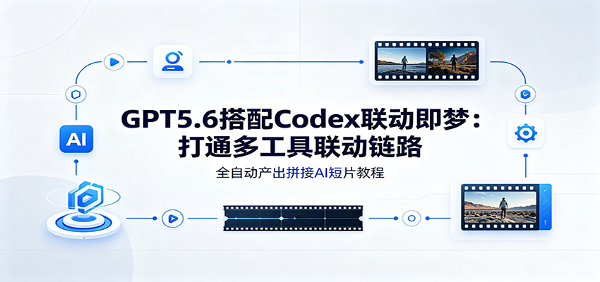 GPT5.6搭配Codex联动即梦:打通多工具联动链路,全自动产出拼接AI短片教程-网创项目总站
