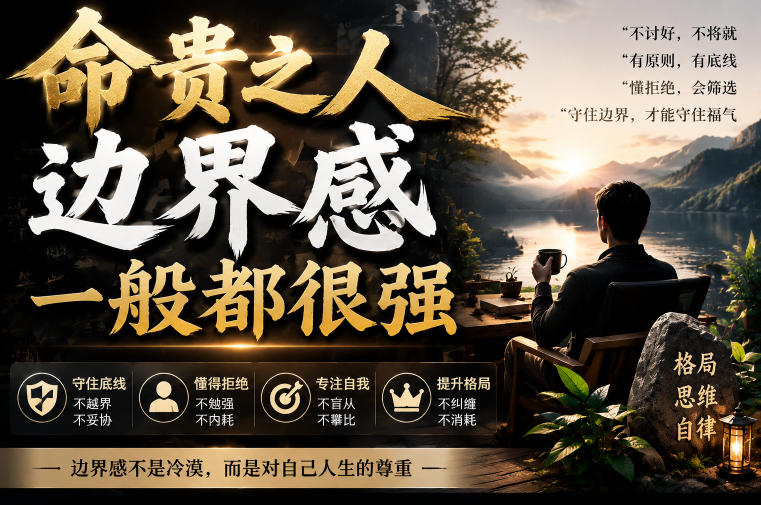 付费文章:命贵之人,边界感一般都很强-网创项目总站